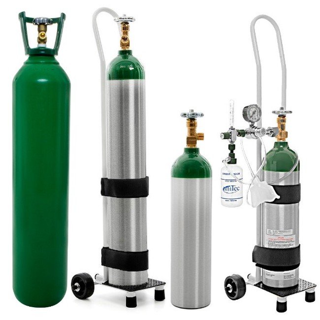 Cilindros de oxigênio